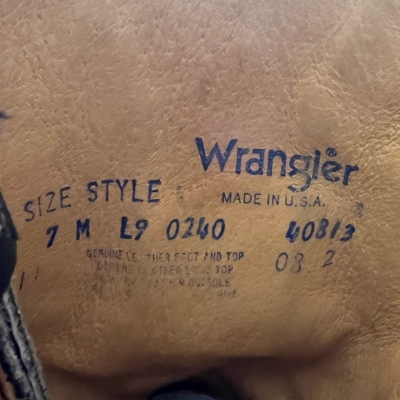 Wrangler Women’s Leather Cowgirl Boots - Picture 10 of 10